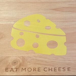 Yellow Cheese Cutting Board